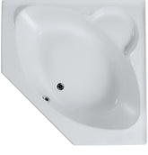 GA961 - بانيو كونتور 110×110 أبيض ايديال ستاندرد